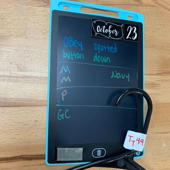 Obey Shirt Mens M Medium Navy Spotted Button Down Collar Short Sleeve Cotton - Picture 9 of 10